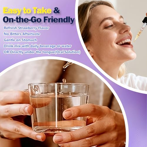 Scibalia Gotas Líquidas de Orotato de Litio 20mg, Suplemento Potente 11 en 1 con NAC, Magnesio, Ashwagandha, Teanina, Vitamina D3, B6 y B12 para - imagen 6