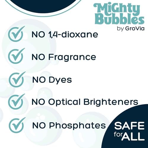 GroVia Mighty Bubbles Tratamiento de Limpieza Profunda para Ropa | 20 Piezas - imagen 4