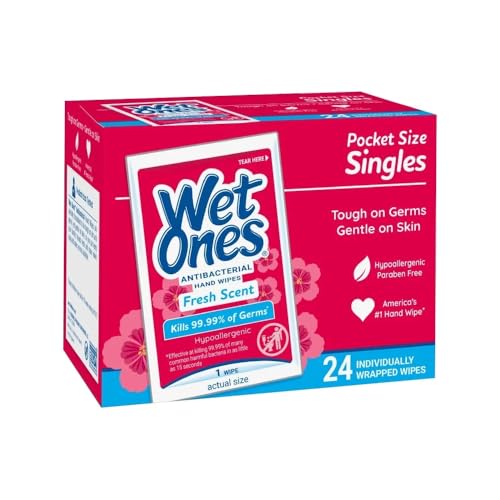 Toallitas Húmedas Antibacteriales Wet Ones con Fragancia Fresca - 24 piezas, Paquete de 3 - imagen 1