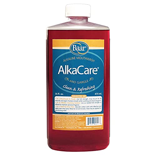 Enjuague Bucal AlkaCare Alcalinizante y Garganta, 16 oz – Bajo en Alcohol, Enjuague Oral Equilibrante para Aliento Fresco y Uso Versátil - imagen 1