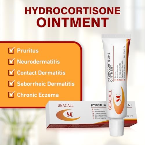 Crema de Hidrocortisona Seacall - Alivio Antipicazón para Eccema, Dermatitis e Irritaciones Cutáneas | Tratamiento Tópico de Máxima Fuerza - imagen 2