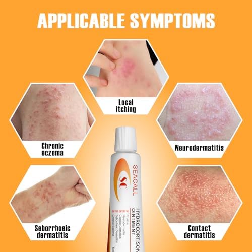 Crema de Hidrocortisona Seacall - Alivio Antipicazón para Eccema, Dermatitis e Irritaciones Cutáneas | Tratamiento Tópico de Máxima Fuerza - imagen 5