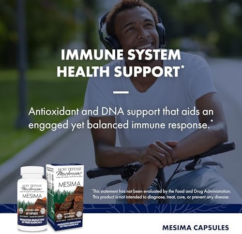 Cápsulas Host Defense Mesima - Suplemento Herbal Antioxidante y de Apoyo al Sistema Inmunológico - 60 Cápsulas (30 Porciones) - imagen 5