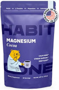 HABIT ONE Magnesio con Cacao, Ashwagandha y Reishi - Mezcla de Adaptógenos - Zinc, L-Teanina, L-Glicina, Manzanilla, Jujube y Canela - Hecho en EE. - imagen 1