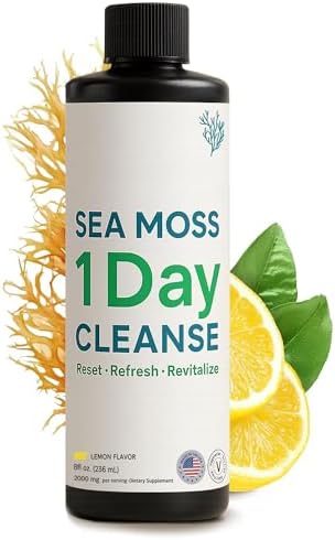 Atlantic Naturals - Bebida Detox de 1 Día para Limpiar el Colon - Suplemento de Musgo Marino para Hombres y Mujeres, Salud Digestiva, Energía y - imagen 1