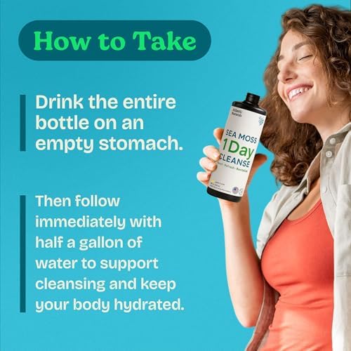 Atlantic Naturals - Bebida Detox de 1 Día para Limpiar el Colon - Suplemento de Musgo Marino para Hombres y Mujeres, Salud Digestiva, Energía y - imagen 5