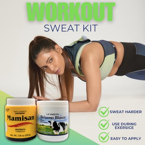 Bálsamo Blanco La Vaquita (240g) y Ungüento Cosmético (200g) – Aumenta la Intensidad del Entrenamiento, Promueve la Sudoración y Apoya la - imagen 2