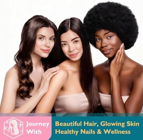 Gomitas de Biotina Ficpoud para Cabello, Piel y Uñas, Vitaminas Veganas para Hombres y Mujeres, Apoya el Crecimiento del Cabello, 30 Días - imagen 5