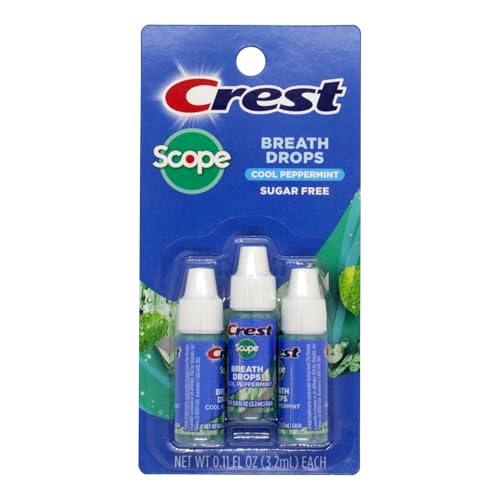 Crest Scope Gotas para Aliento - Frescura de Menta Líquida de Larga Duración, Paquete de 12 - imagen 5