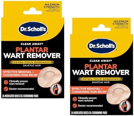 Dr. Scholl's Eliminador de Verrugas Clear Away Plantar 24 unidades (Paquete de 2) - imagen 1