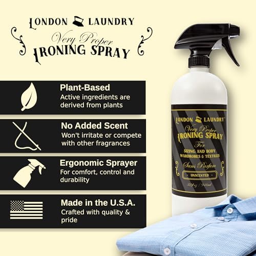 Spray para Planchar y Dar Talle 32 Oz. - Alternativa a Almidón - Menos Rigido que el Almidón - Sin Fragancia - imagen 2
