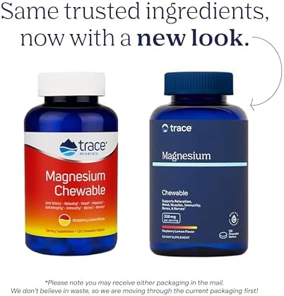 Suplemento Masticable de Magnesio Trace Minerals | Promueve la Calma, Enfoque y Relajación Muscular | Apoya Sueño Óptimo y Digestión | Sin Azúcar | - imagen 3