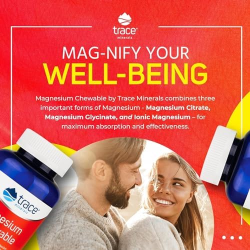 Suplemento Masticable de Magnesio Trace Minerals | Promueve la Calma, Enfoque y Relajación Muscular | Apoya Sueño Óptimo y Digestión | Sin Azúcar | - imagen 5