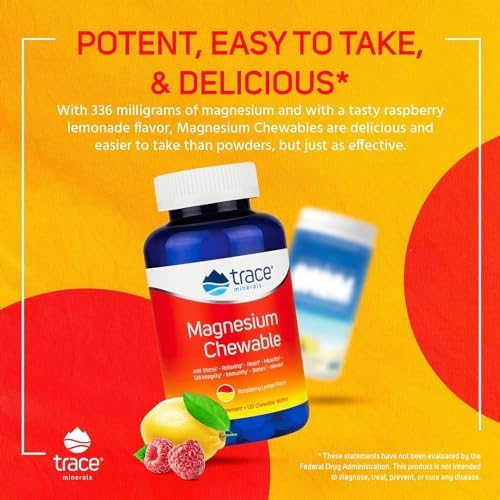 Suplemento Masticable de Magnesio Trace Minerals | Promueve la Calma, Enfoque y Relajación Muscular | Apoya Sueño Óptimo y Digestión | Sin Azúcar | - imagen 6