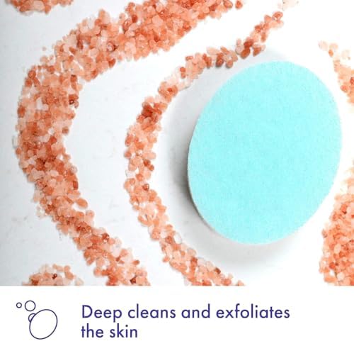 Esponja de Baño Buf-Puf, Desarrollada por Dermatólogos, Limpia la Piel de Suciedad y Aceite, Exfoliante, Reutilizable, Paquete de 4 - imagen 6