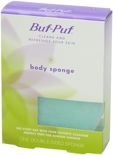 Esponja de Baño Buf-Puf, Desarrollada por Dermatólogos, Limpia la Piel de Suciedad y Aceite, Exfoliante, Reutilizable, Paquete de 4 - imagen 8