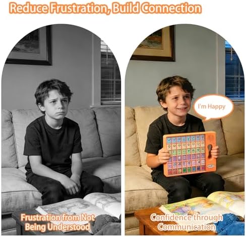 Dispositivo AAC para Autismo con Mango Ergonómico - 40 Botones Preinstalados y 8 Teclas Programables, Herramienta de Comunicación No Verbal para - imagen 3
