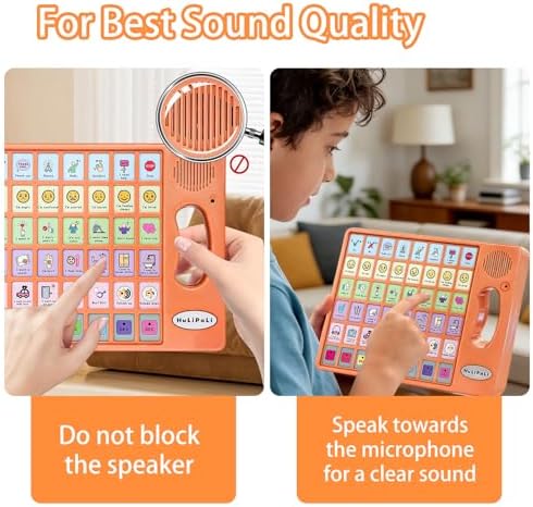 Dispositivo AAC para Autismo con Mango Ergonómico - 40 Botones Preinstalados y 8 Teclas Programables, Herramienta de Comunicación No Verbal para - imagen 6