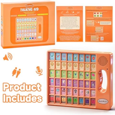 Dispositivo AAC para Autismo con Mango Ergonómico - 40 Botones Preinstalados y 8 Teclas Programables, Herramienta de Comunicación No Verbal para - imagen 7