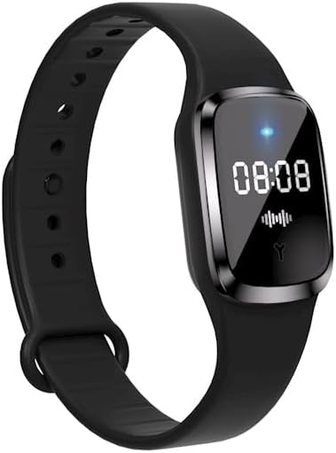 Pulsera Repelente de Mosquitos Ultrasónico Ajustable de Silicona para Niños y Adultos, Natural y No Tóxica (1 Paquete M2 Negro) - imagen 1