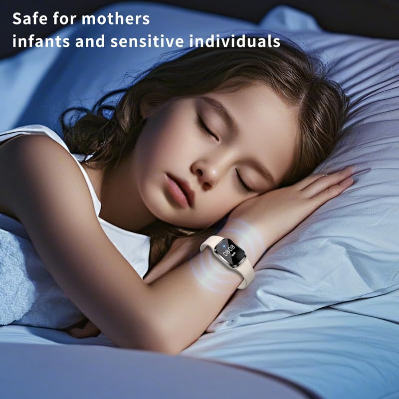 Pulsera Repelente de Mosquitos Ultrasónico Ajustable de Silicona para Niños y Adultos, Natural y No Tóxica (1 Paquete M2 Negro) - imagen 6