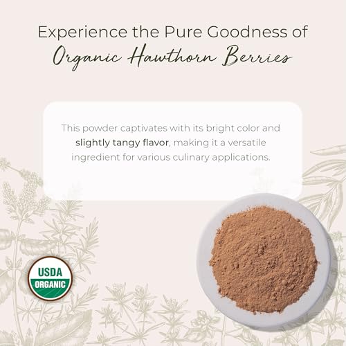 Polvo de Baya de Espino Orgánico Starwest Botanicals - Hierba Secada para Té, Mermelada y Extractos Herbales, Certificado Kosher, No Transgénico - - imagen 2