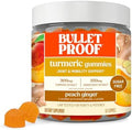 Gomitas Bulletproof Sin Azúcar de Durazno, Jengibre y Cúrcuma, 60 Piezas, Suplemento Keto para Articulaciones y Respuesta Inflamatoria, Sabor y - imagen 1