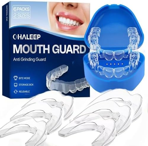 Guardia Anti-Ruido OHALEEP para Rechinar los Dientes, Protector Bucal para Dormir, Férula Nocturna para Adultos - imagen 1