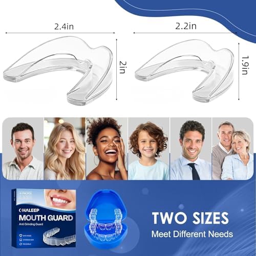 Guardia Anti-Ruido OHALEEP para Rechinar los Dientes, Protector Bucal para Dormir, Férula Nocturna para Adultos - imagen 7
