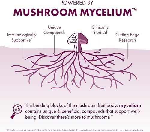 Host Defense MycoBotanicals Polvo Microbioma - Suplemento para Salud Digestiva e Inmunológica - Con Cola de Pavo, Melena de León y Reishi - 3.5 oz - imagen 3