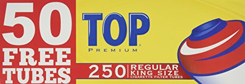Tuberías de Cigarrillos RYO Top Regular Sabor Completo Rojo - Tamaño King - Caja de 250 (4 Cajas) - imagen 2