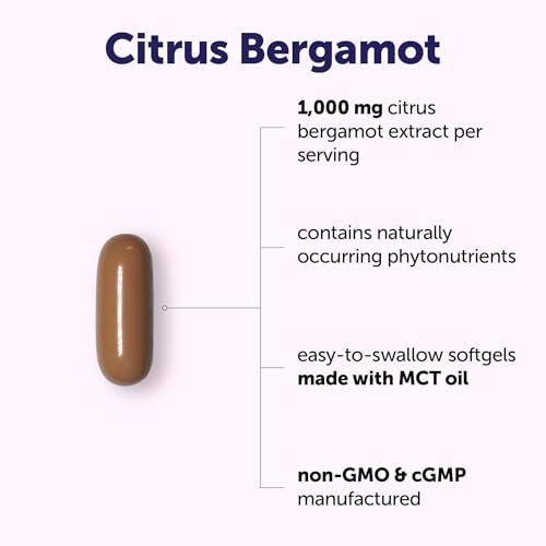 Extracto de Bergamota Cítrica Micro Ingredients 1,000 mg para Hombres y Mujeres, 240 Softgels | Flavonoides y Polifenoles Naturales | Con Aceite MCT - imagen 2
