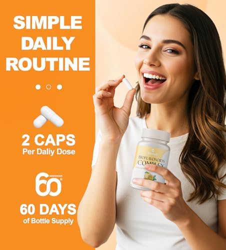 Clarusph Bioflavonoides Cítricos para Circulación y Antioxidante | Suplementos de Flavonoides 1000mg con Quercetina y Rutin | Vegano, 120 Cápsulas - imagen 7