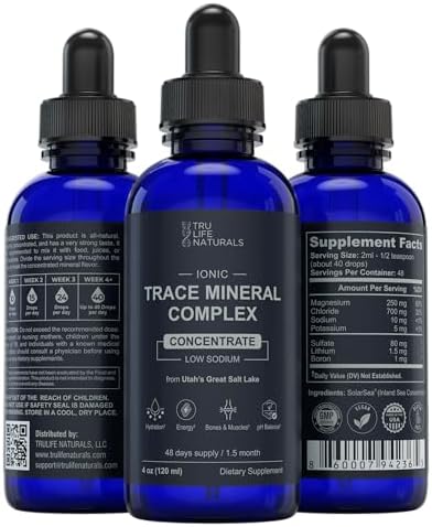 Complejo de Minerales Traza – 4 oz (48 Porciones) – Concentrado de 72+ Minerales Iónicos/Magnesio, Cloruro, Boro, Potasio/Apoya la Hidratación y el - imagen 4