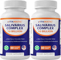 Vitamatic Salivarius Complex 10 Mil Millones Tabletas Masticables Sabor Menta - 60 Contenidos - Probióticos y Prebióticos para Salud Oral - Paquete - imagen 1