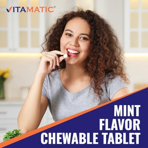 Vitamatic Salivarius Complex 10 Mil Millones Tabletas Masticables Sabor Menta - 60 Contenidos - Probióticos y Prebióticos para Salud Oral - Paquete - imagen 4