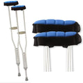Almohadillas para muletas ErgoPAD (Paquete de 2) — Espuma ergonómica de doble capa con 6 amortiguadores, ajuste universal, funda lavable, instalación - imagen 1