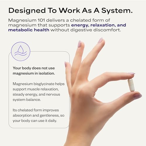 Suppgrade Labs Magnesio 101 de Dave Asprey | Apoyo Diario para Sueño, Metabolismo, Relajación y Salud Cardiaca | 300 mg de Magnesio Bisglicinato - imagen 5