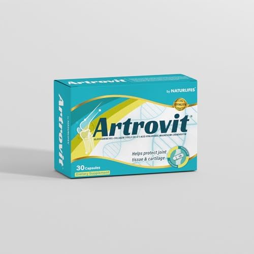 ARTROVIT x 30 cápsulas - Articulaciones Saludables - Potencia Máxima 95% - Ácido Hialurónico - Colágeno - imagen 1