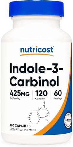 Suplemento de Indol-3-Carbinol Nutricost (425mg) 120 Cápsulas - 60 Porciones - imagen 1