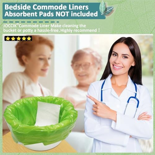 Forros desechables para inodoro portátil con aroma a vainilla, 150 piezas, ajuste universal para la mayoría de sillas de baño estándar - imagen 2