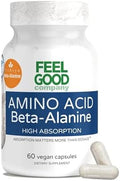 Cápsulas de Beta-Alanina FeelGood Superfoods - Suplemento Pre Entrenamiento de Aminoácidos - 3200mg por Porción - Soporte para Resistencia Muscular y - imagen 1