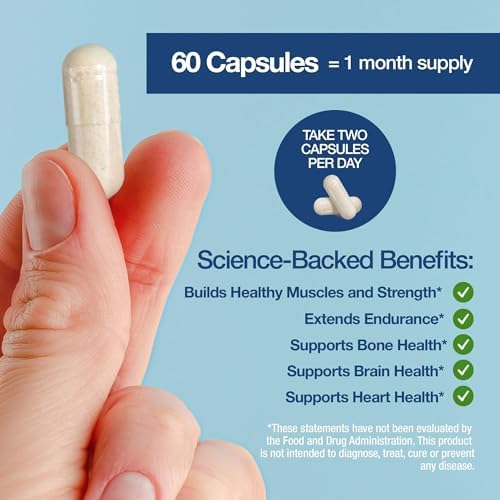 Cápsulas de Beta-Alanina FeelGood Superfoods - Suplemento Pre Entrenamiento de Aminoácidos - 3200mg por Porción - Soporte para Resistencia Muscular y - imagen 4
