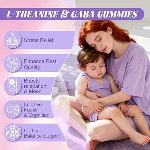Gomitas Elysx Liposomal L-Theanine, 400mg de L-Theanina con GABA para Niños y Adultos, Alivio del Estrés, Relajación y Enfoque, Sabor Natural a - imagen 3