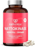 Suplemento de Nattokinasa Eve's Cycle 4000 FU - 270 Cápsulas Veganas de Natto - Enzima Japonesa Premium, Natural Anticoagulante, Orgánico, Sin - imagen 1