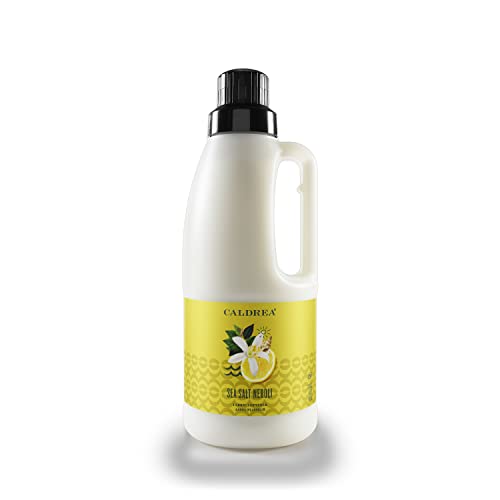Suavizante de Telas Líquido Caldrea, Derivado de Plantas, Elimina Estática y Arrugas, Aroma a Sal Marina y Neroli, 32 oz - imagen 4