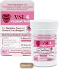 Suplemento Probiótico VSL4® para la Salud Vaginal y Soporte de Tracto Urinario – 10B CFU – Fórmula 4 en 1 con Probióticos, Prebióticos, Extracto de - imagen 1