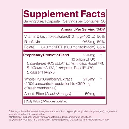 Suplemento Probiótico VSL4® para la Salud Vaginal y Soporte de Tracto Urinario – 10B CFU – Fórmula 4 en 1 con Probióticos, Prebióticos, Extracto de - imagen 7
