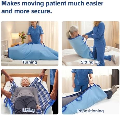 Huilink Almohadilla Impermeable para Cama 35 x 60 con 8 Asas, Reutilizable y Lavable para Incontinencia, Adultos, Ancianos y Niños - imagen 3