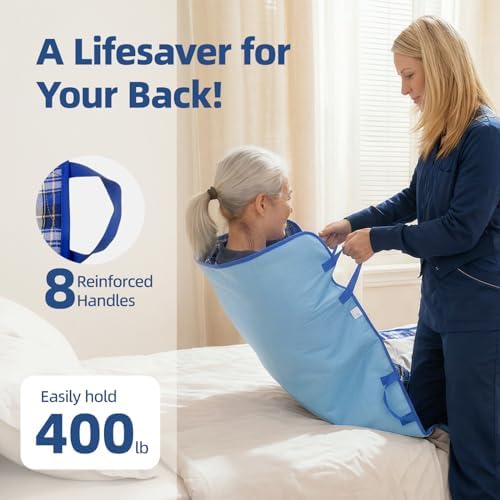 Huilink Almohadilla Impermeable para Cama 35 x 60 con 8 Asas, Reutilizable y Lavable para Incontinencia, Adultos, Ancianos y Niños - imagen 8